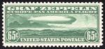 U.S. 65¢ Green GRAF Zeppelin Stamp Collectible