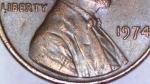 1974 Lincoln Cent Without Mint Mark