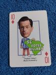 Stephen Colbert Ten of Diamonds Playing Card