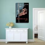 World War II Remember December 7th Vintage Poster