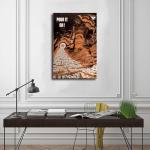 Kroey WWII Vintage Canvas Wall Art Poster