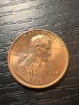 1974 Rare Copper Penny No Mint Mark