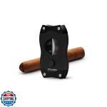 Colibri V-Cut Cigar Cutter - Stainless Steel Design