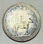 1973 Canadian RCMP 25-Cent Uncirculated Quarter