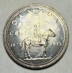 1973 Canadian RCMP 25-Cent Uncirculated Quarter