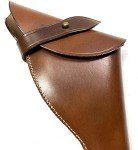 British WWI WEBLEY .455 Pistol Holster - Brown