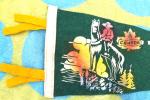 1950s Windsor Ontario Canada Mountie Pennant Flag