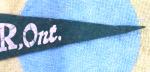 1950s Windsor Ontario Canada Mountie Pennant Flag