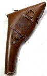 British WWI WEBLEY .455 Pistol Holster - Brown