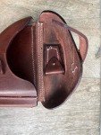 German P08 Luger Hardshell Pistol Holster - Brown