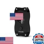 Colibri V-Cut Cigar Cutter with Spring-Loaded Blade
