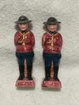 Rare Royal Canadian Mounted Police Salt & Pepper Shakers