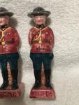 Rare Royal Canadian Mounted Police Salt & Pepper Shakers