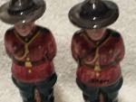 Rare Royal Canadian Mounted Police Salt & Pepper Shakers