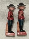 Rare Royal Canadian Mounted Police Salt & Pepper Shakers
