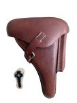 German P08 Luger Hardshell Pistol Holster - Brown