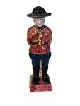 Hand Painted RCMP Mountie Ceramic Salt Shaker