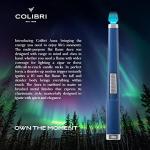 Colibri Aura Windproof Lighter in Matte Blue
