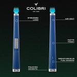 Colibri Aura Windproof Lighter in Matte Blue