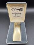 Colibri Gold Tone Butane Lighter with Box