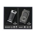 Colibri Belmont Jet Lighter & Cigar Cutter Set