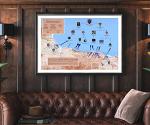 WWII Historical Map Wall Art and Gifts