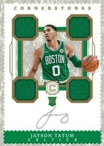 Jayson Tatum 2017 Rookie Patch Autograph Card