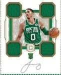Jayson Tatum 2017 Rookie Patch Autograph Card