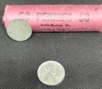 50 Circulated 1943 Steel Pennies D & S Mint