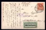 1924 Zeppelin Postcard from Germany to Cleveland