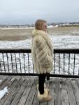 Vintage Fox Fur Coat by Saga Wilson - Medium
