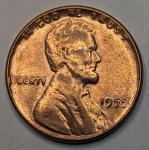 1955 Lincoln Wheat Cent 'Poor Man's Doubled Die