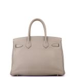 Green Hermes Birkin 30 Bag with Gold Hardware