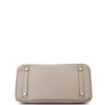 Green Hermes Birkin 30 Bag with Gold Hardware