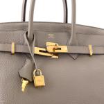 Green Hermes Birkin 30 Bag with Gold Hardware