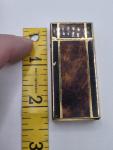 Colibri Gold Tone Tortoiseshell Vintage Butane Lighter