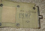 USMC Stamped WWII M1923 Cartridge Belt 5/5
