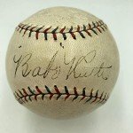 Babe Ruth Autographed 1918 American League Baseball
