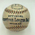 Babe Ruth Autographed 1918 American League Baseball