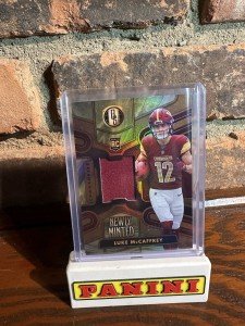 2024 Panini Gold Standard Luke McCaffrey Patch 178/499