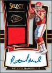 Patrick Mahomes 2017 Panini Rookie Patch Autograph