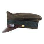 WW2 US Army Officers Visor Cap - Olive Green