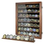 Wooden Coin Display Case for 100 Challenge Coins