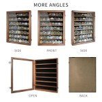 Wooden Coin Display Case for 100 Challenge Coins