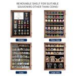 Wooden Coin Display Case for 100 Challenge Coins