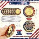 48 Pcs Veteran Challenge Coin Set - Armor of God