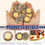 48 Pcs Veteran Challenge Coin Set - Armor of God