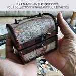 World Currency Treasure Chest with Collectible Coins