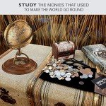 World Currency Treasure Chest with Collectible Coins