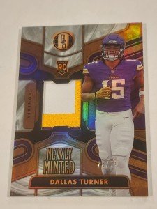 2024 Gold Standard Dallas Turner Triple Color Patch